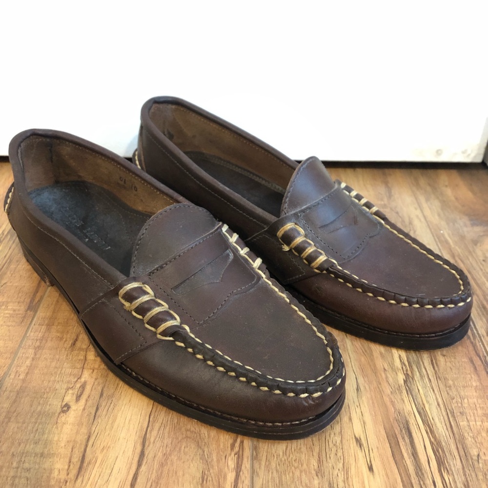 Mens Ralph Lauren Leather Penny Loafers
